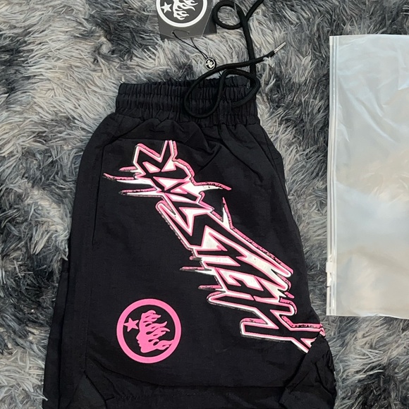 Hellstar Black and Pink Athletic Shorts - Picture 4 of 10